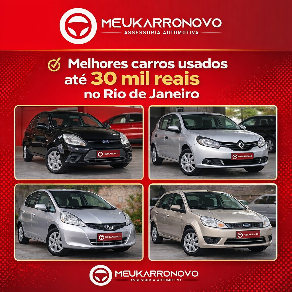 Os melhores carros usados para comprar at� 30 mil